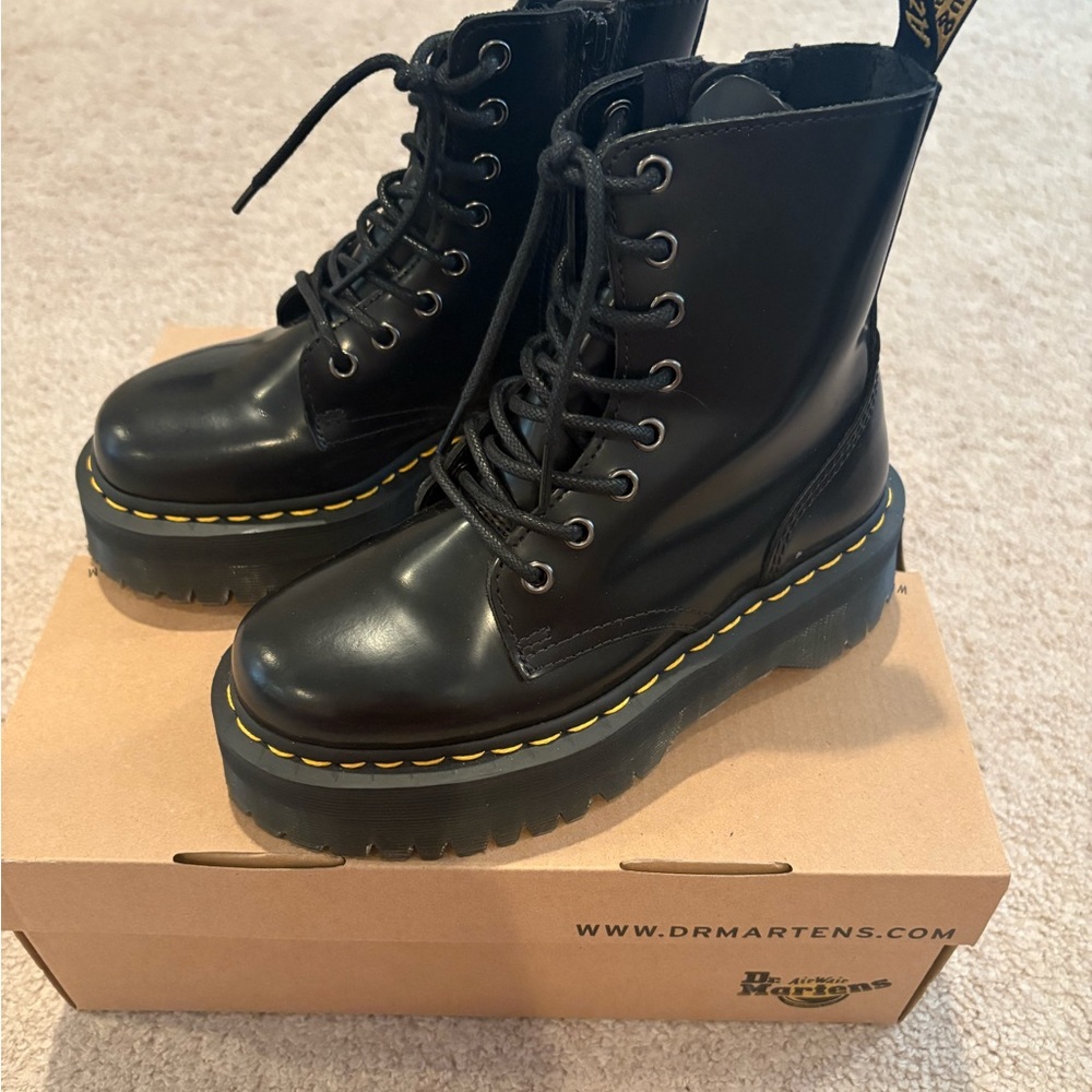 Dr. Martens Black Platform Boots